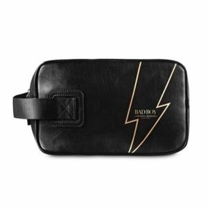 NEW Carolina Herrera Bad Boy Dopp Kit Toiletry Bag Shaving Travel Pouch